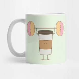 strong coffee workout Mug